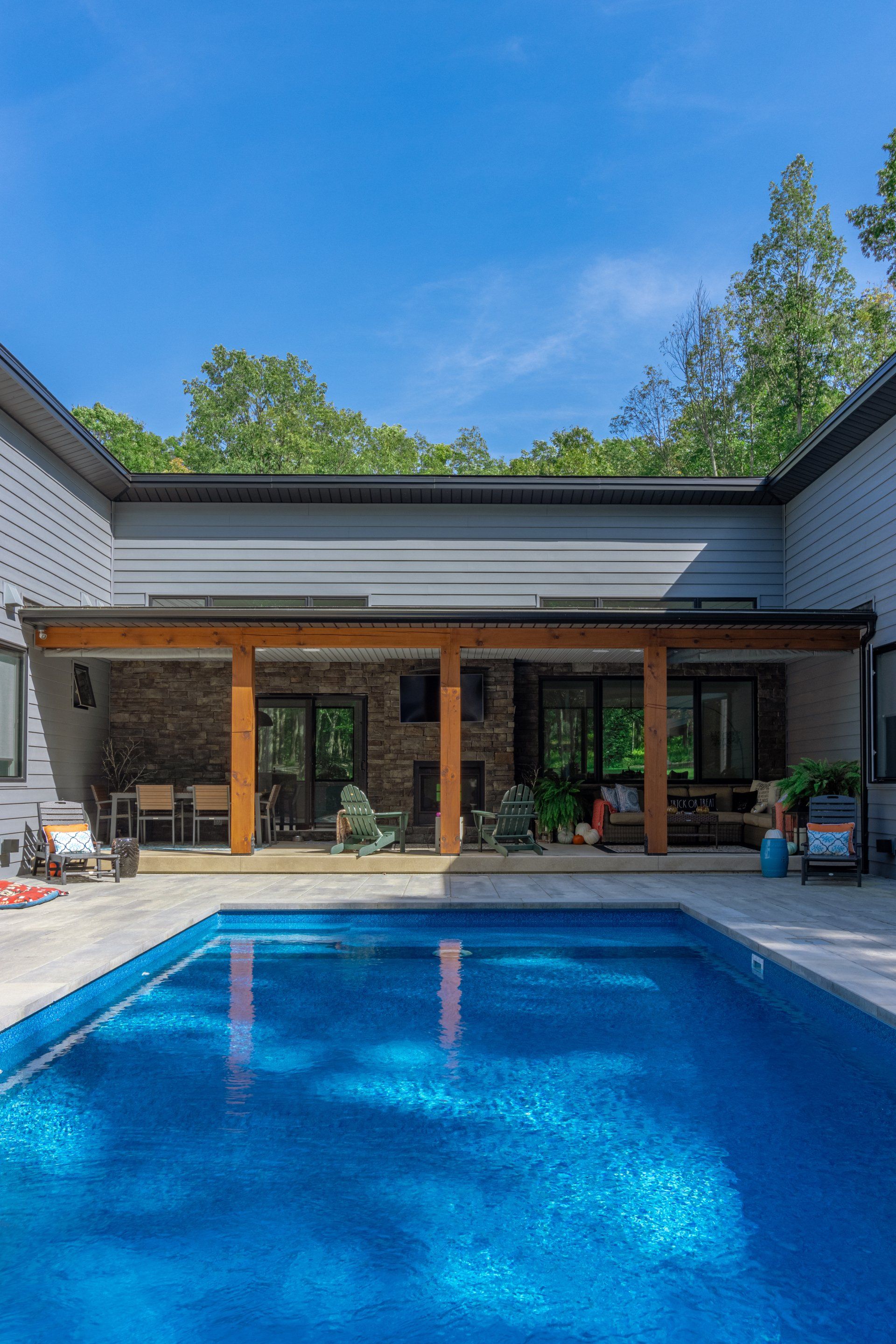 House pool - Modern builder in State College, PA