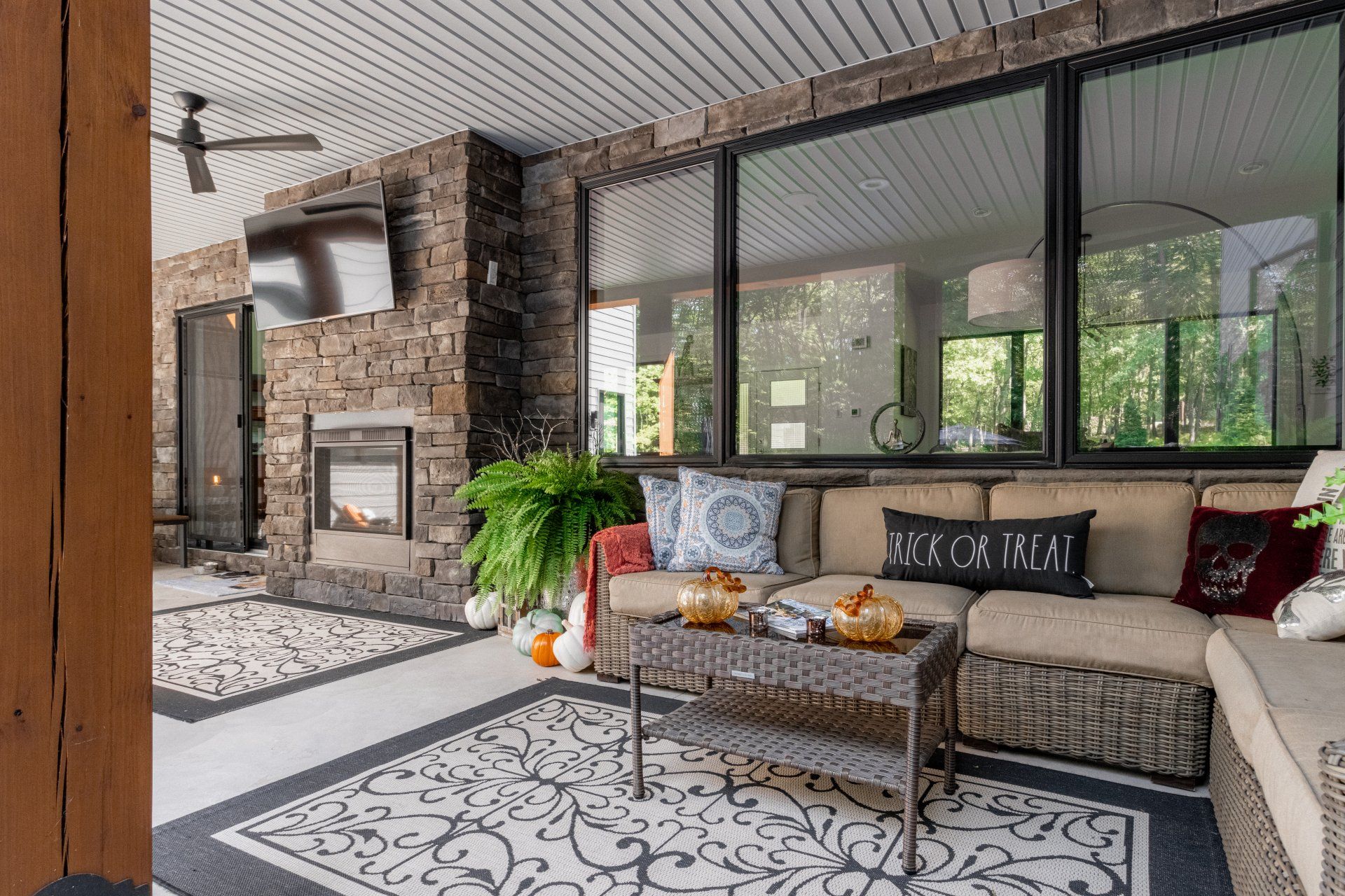 Outdoor patio - Custom homes in Lock Haven, PA