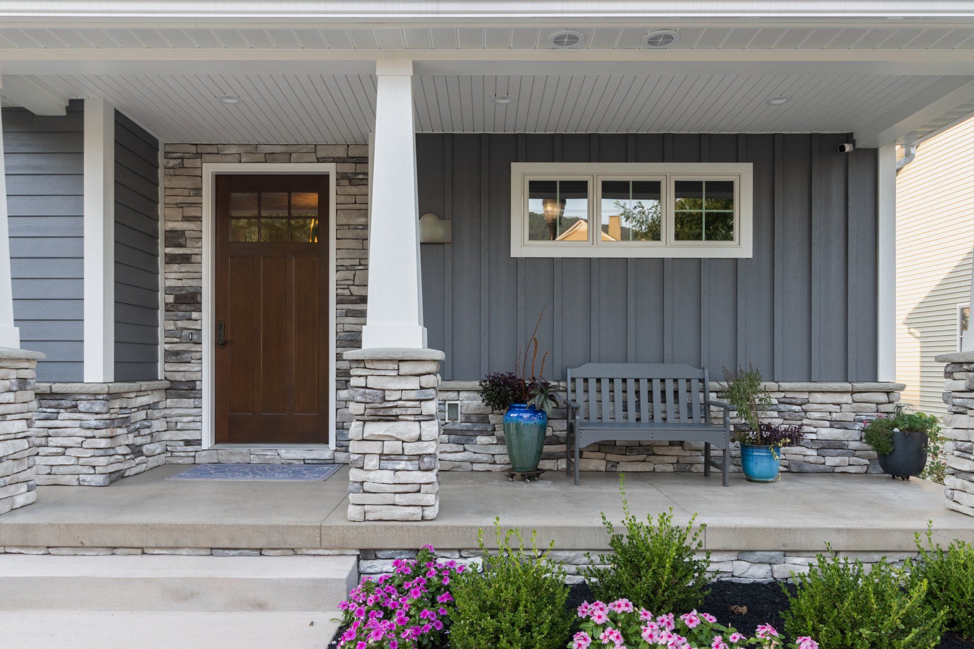 House front detail - Best Custom homes Builder in State College, PA