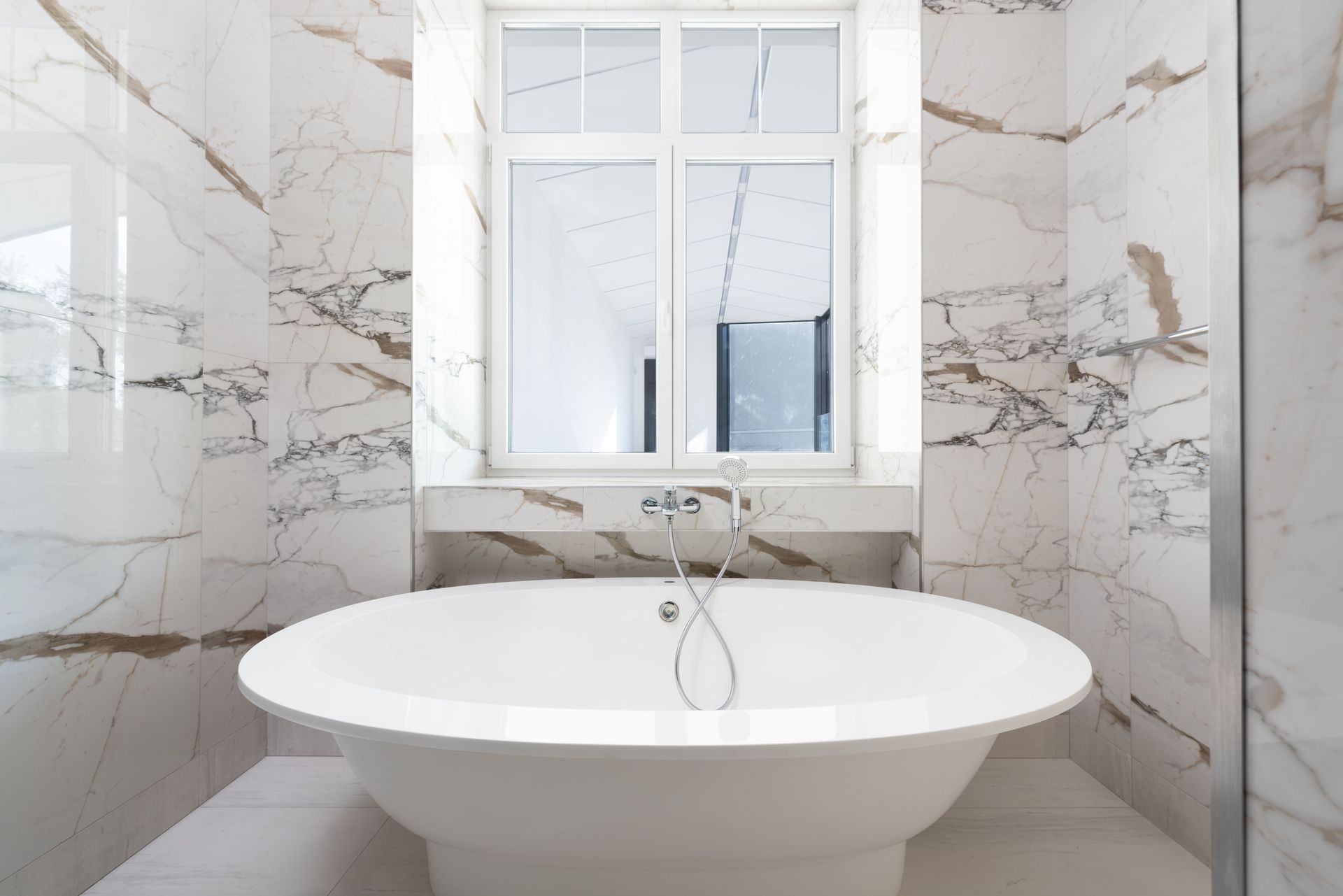Custom home in State College, PA. Amish builder. luxury bathroom. Soaking tub
Custom stone work