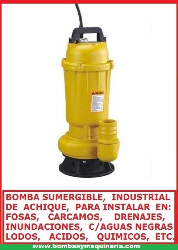 BOMBA SUMERGIBLE DE ACHIQUE