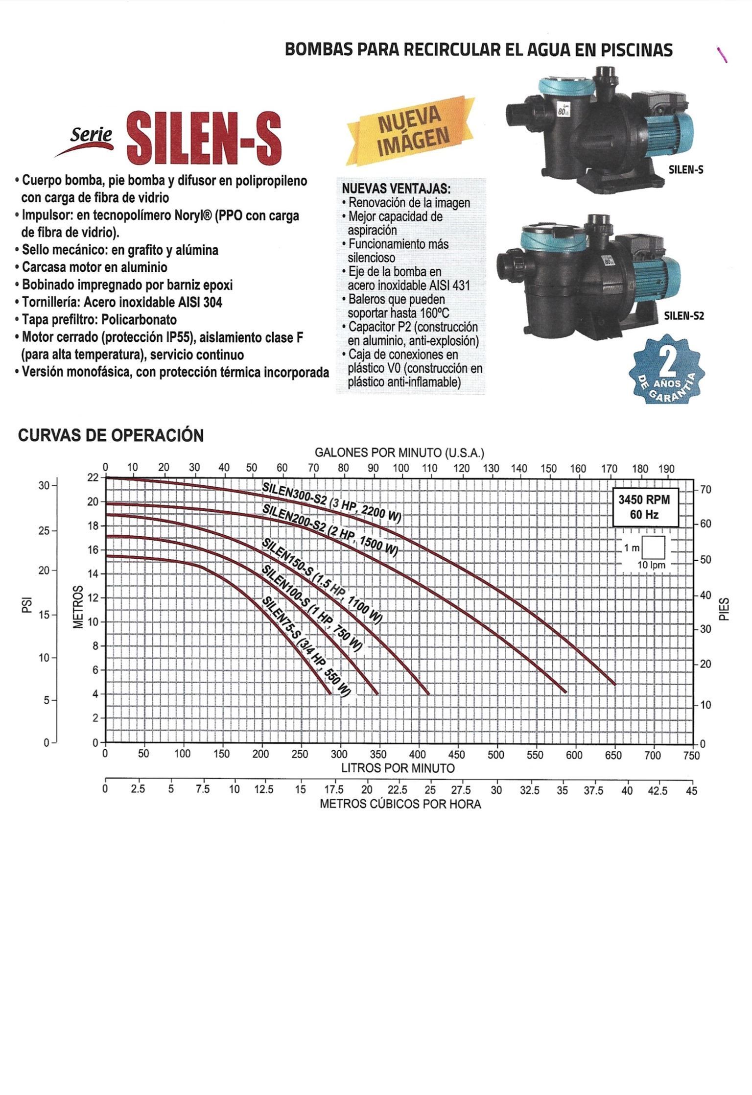 BOMBA RECIRCULAR PARA PISCINA