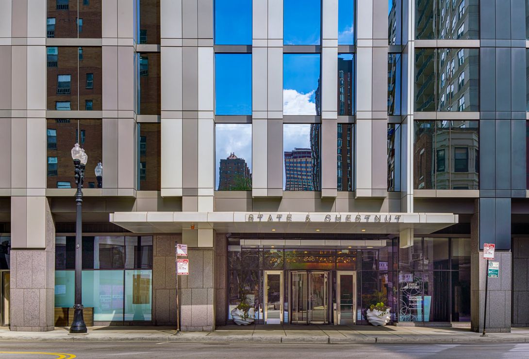 State & Chestnut Entrance.
