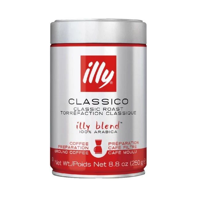 illy【illy意利】咖啡中焙濾泡粉 (250g)