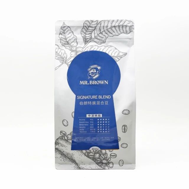 伯朗【MR.BROWN 】特選混合咖啡豆 450g(Signature Blends)