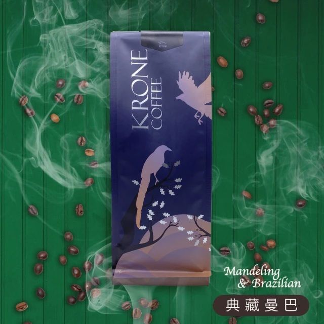 皇雀【 Krone 】典藏曼巴咖啡豆半磅 / 227g