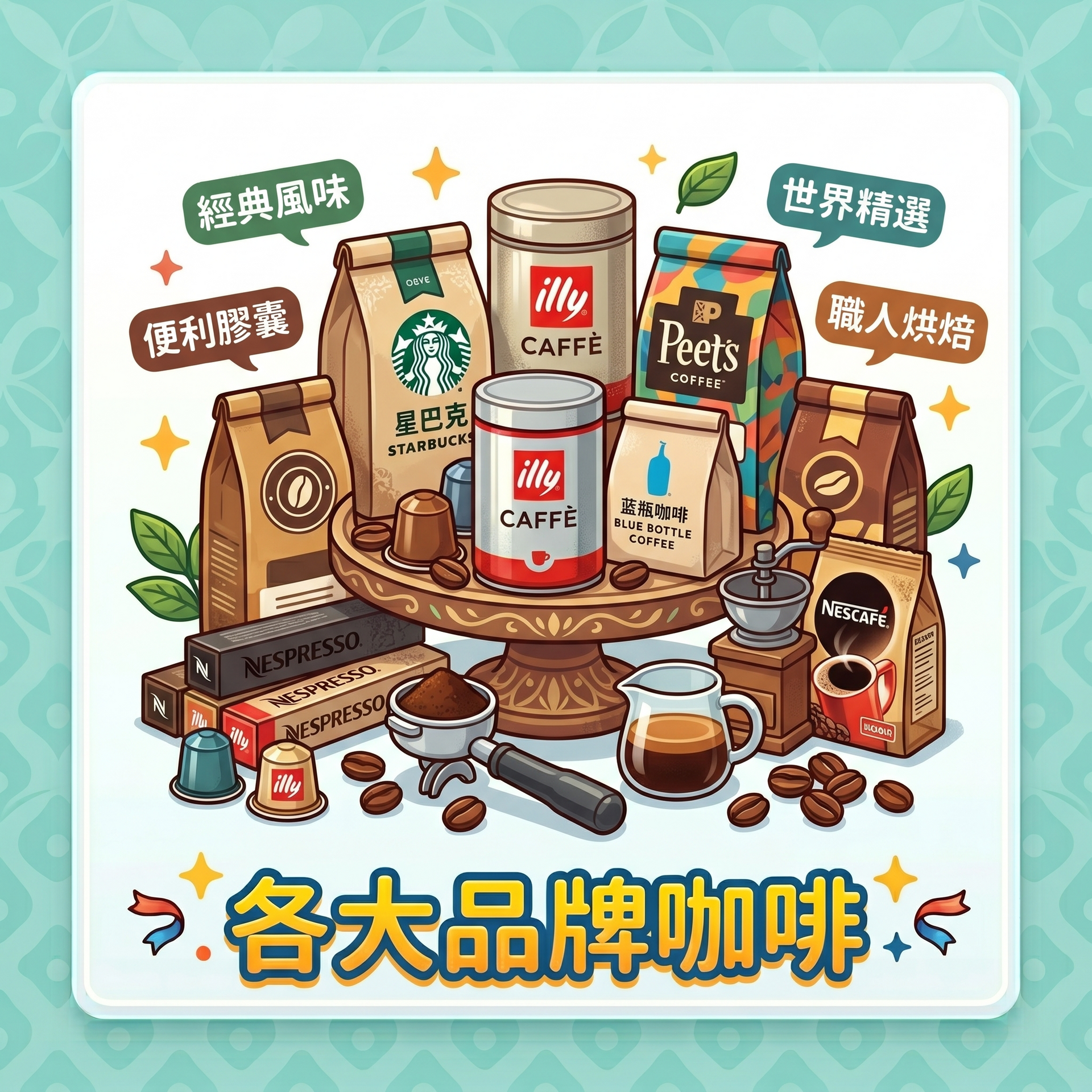 各大品牌咖啡