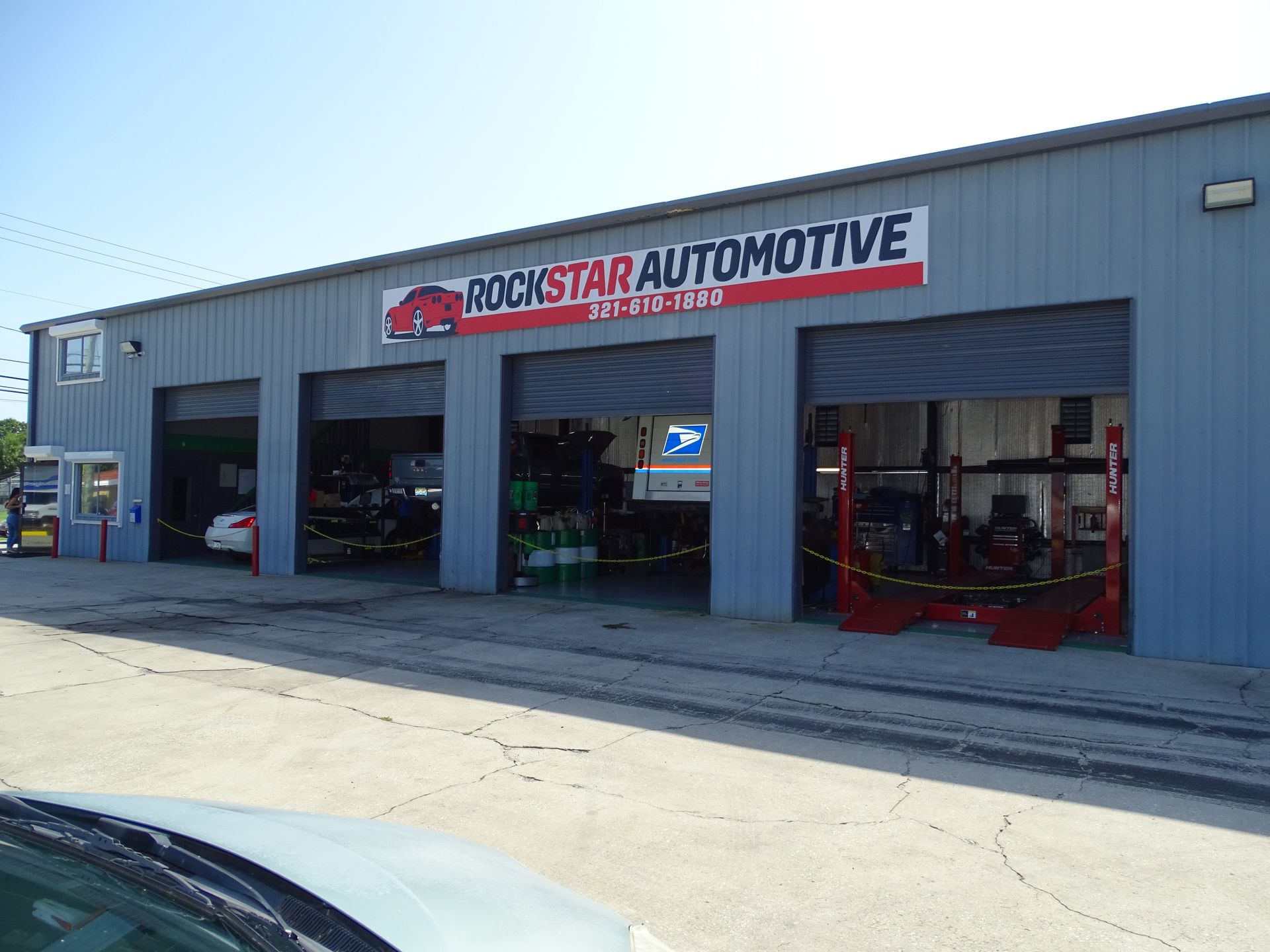 In Front of Rockstar Automotive in Melbourne, FL