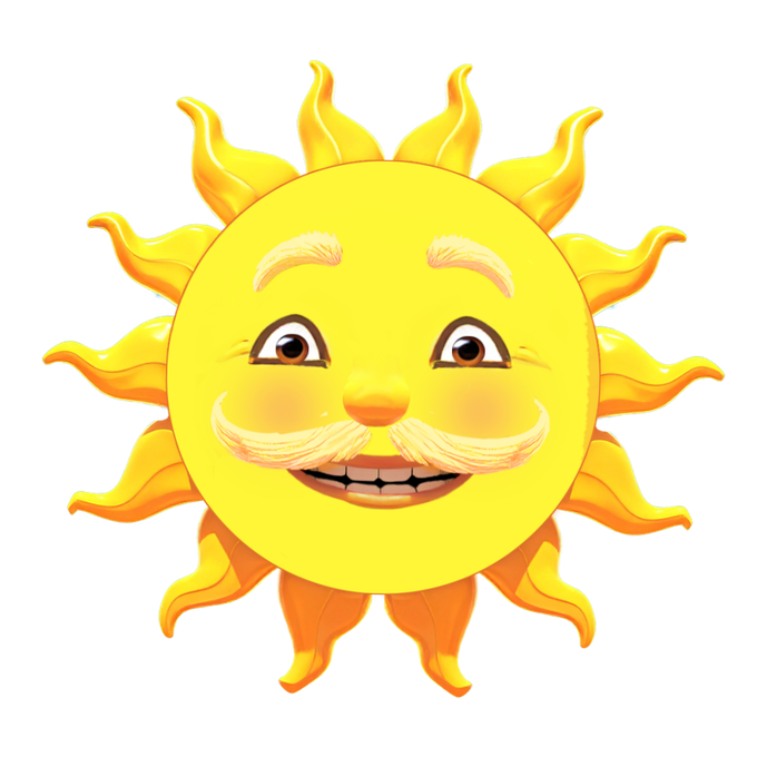 Ome Koos de Zon uit de Moeder Wolk tekenfilm