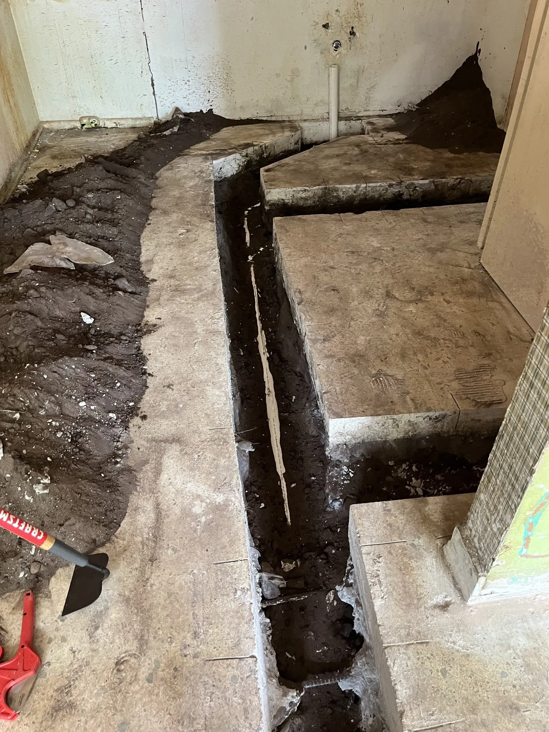 Before Pipe Repair - Safety Harbor, FL - Graywater Plumbing LLC