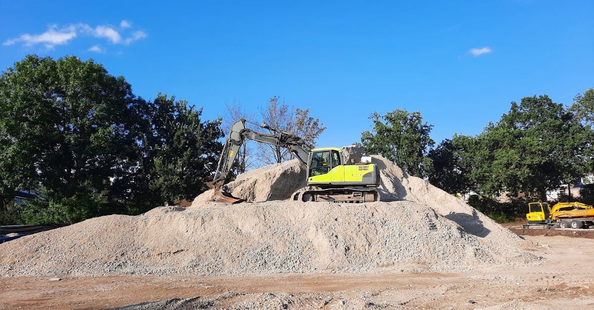 Excavator bulk earthmoving