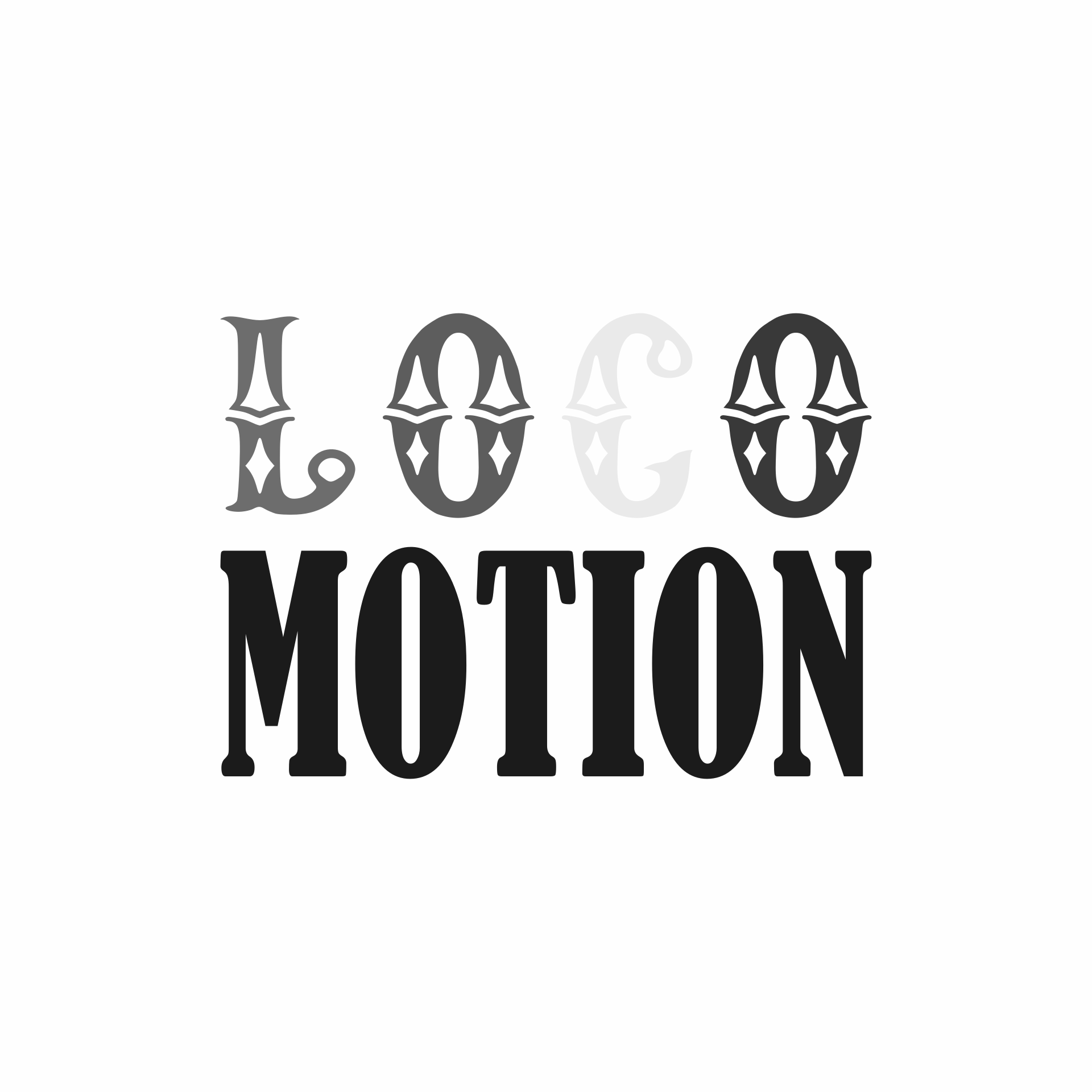 Loco Motion logo by Focil Consulting in grey