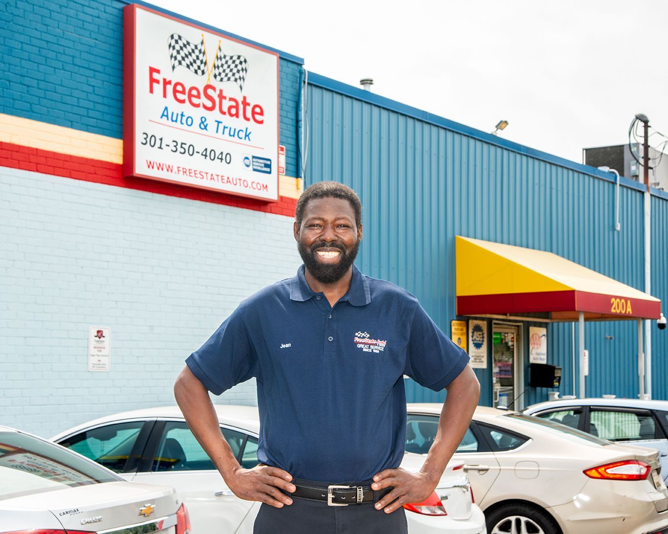 Owner standing outside our shop | Freestate Auto & Truck Service