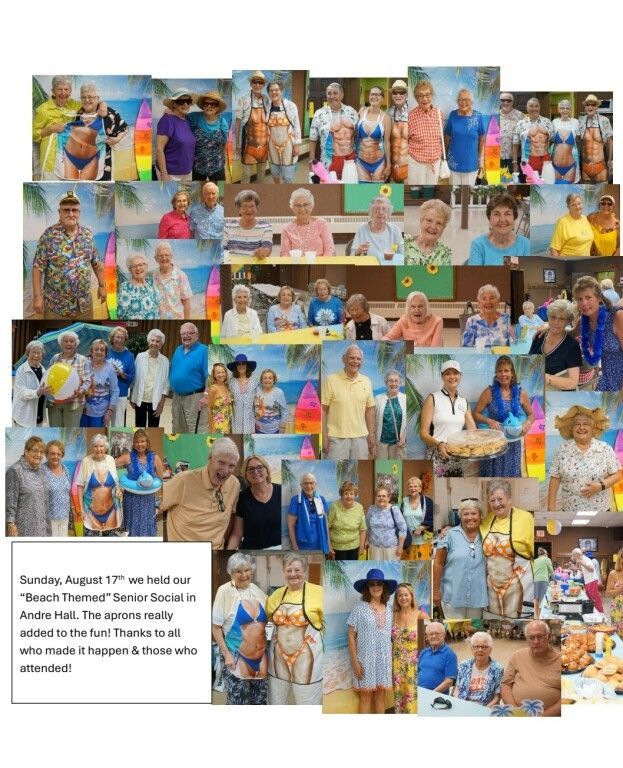 Collage of smiling people holding trophies and certificates at a celebratory event