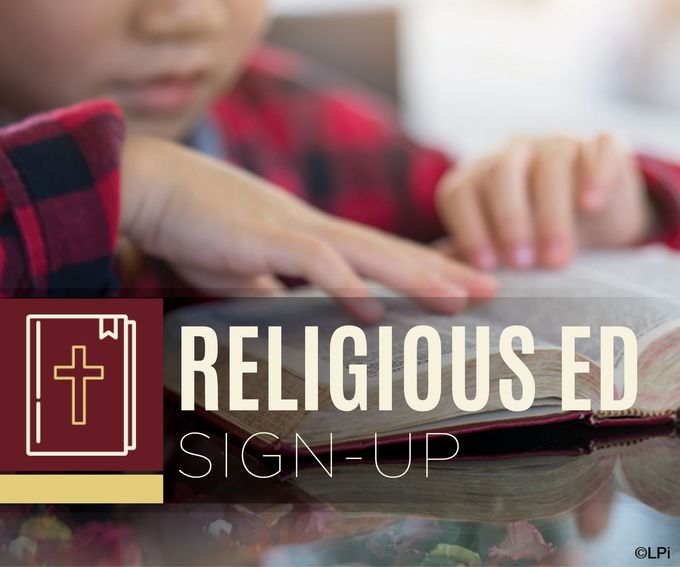 Religious Education sign up