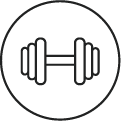 Ícono de gimnasio
