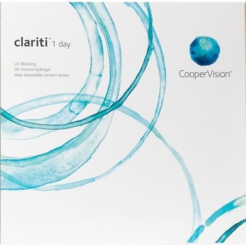 A box of clarity 1 day lenses by coopervision.