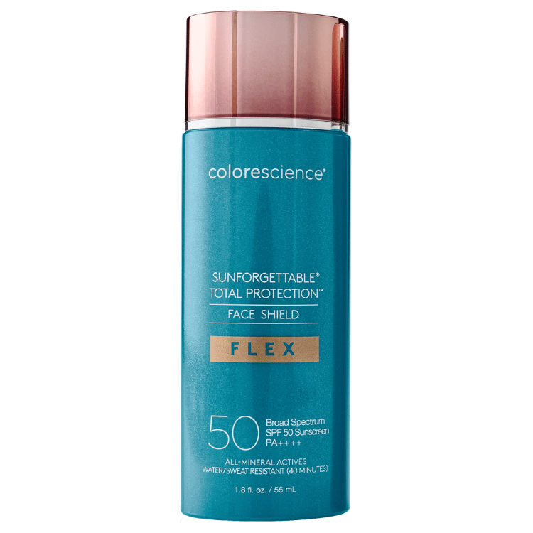A bottle of colorscience flex
