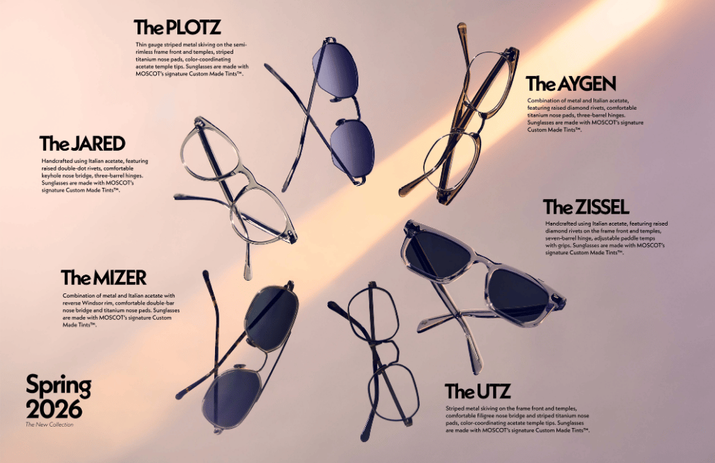 Spring 2026 poster with abstract shapes and labels for The PLOTZ, The JARED, The MIXER, The AKGEN, The ZISSL, and The UTZ