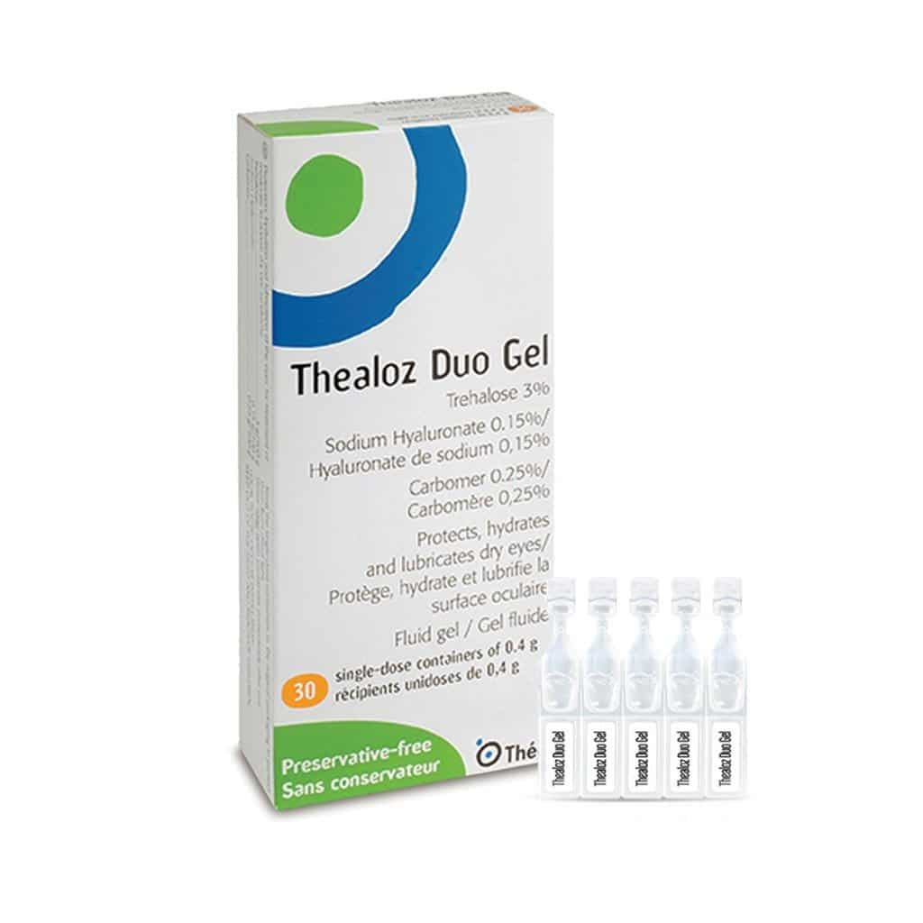 Thealoz duo gel is a sodium hydroxide gel.