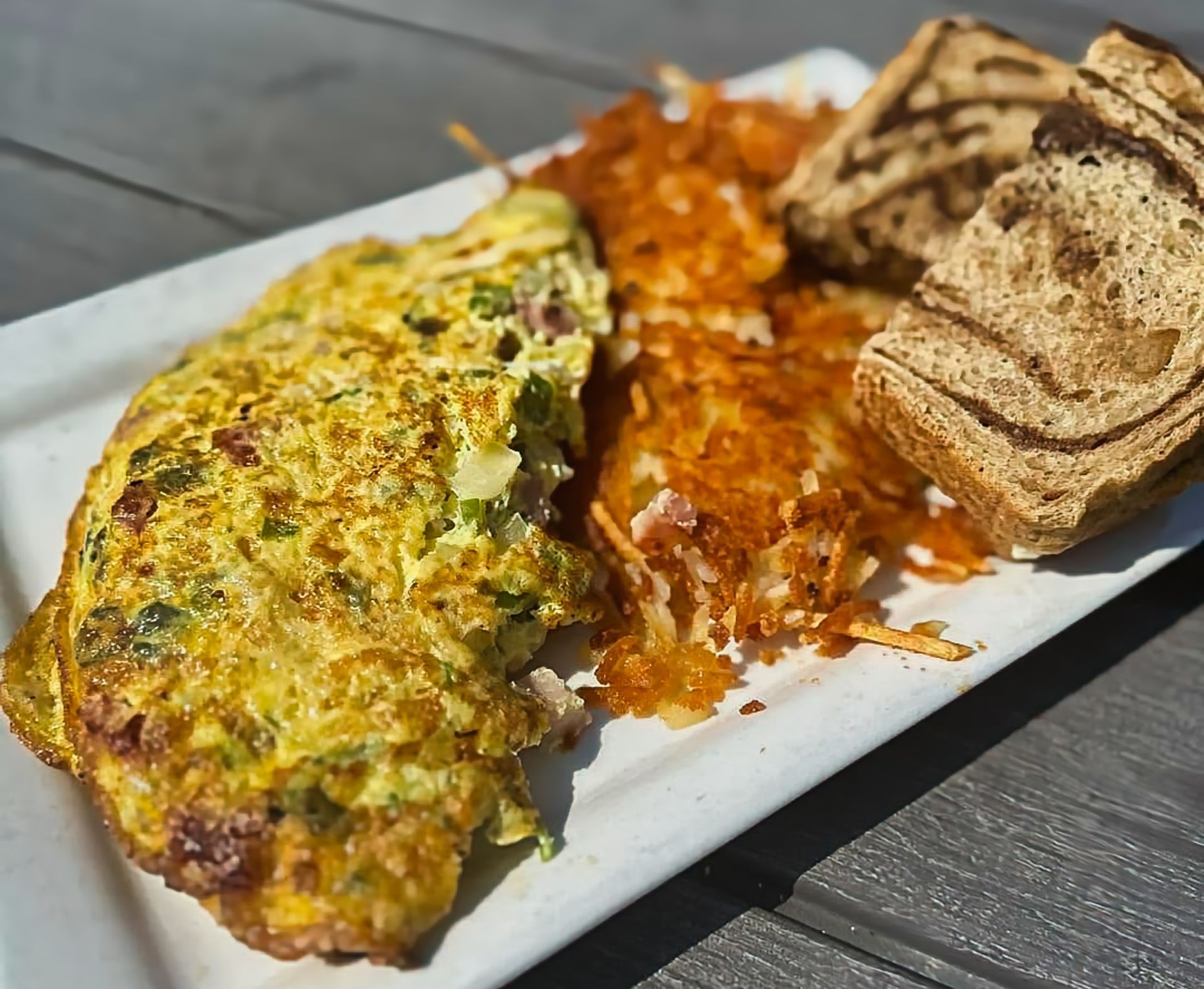 Omelette at Ralph's Ace of Hearts