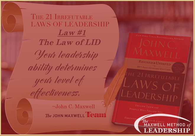 The 21 Irrefutable Laws of Leadership Lunch & Learn
