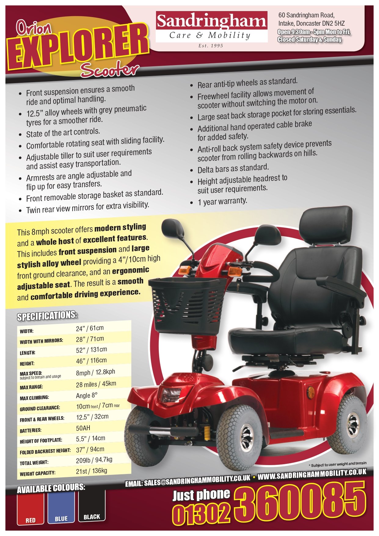 Mobility Scooters Doncaster Sandringham Mobility