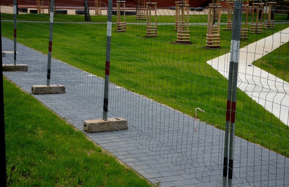 Fence Across The Yard