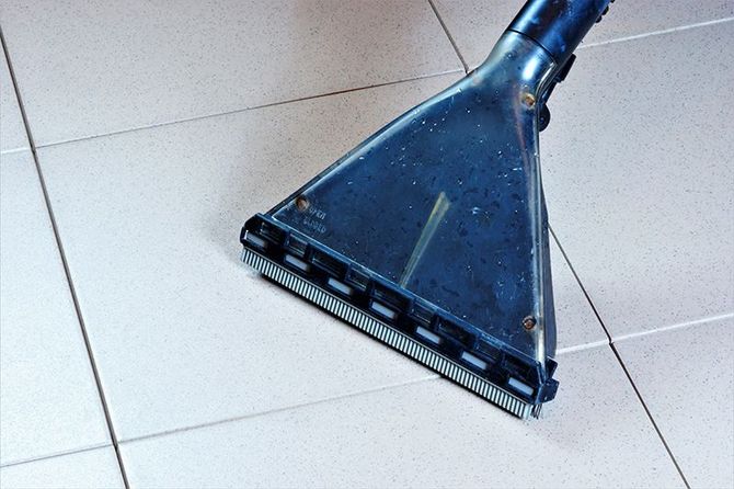 Cleaning The Tiles