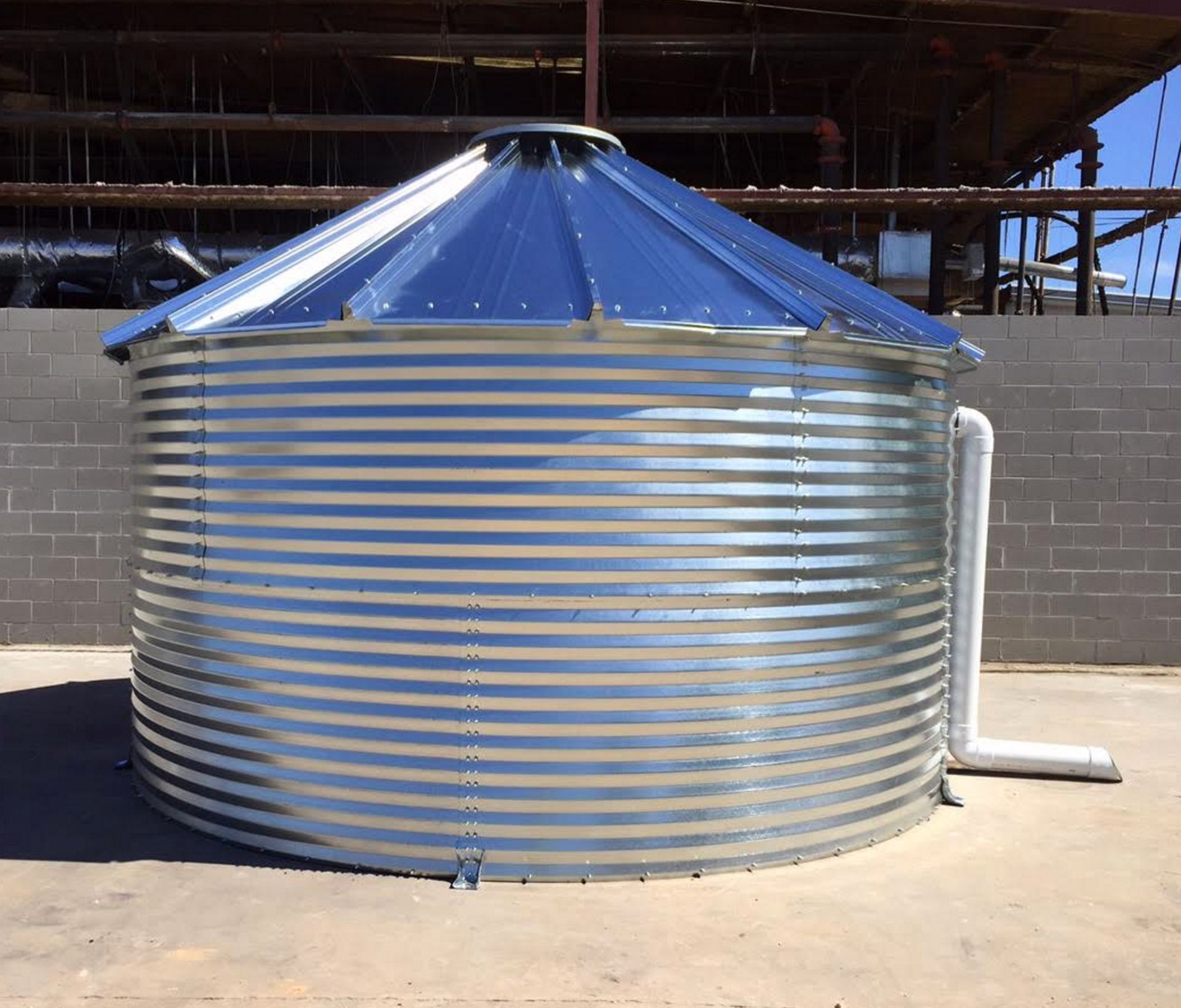 Galvanized Steel Water Storage Tanks Loomis Tank Centers