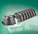 A picture of a drainage system on a green background.