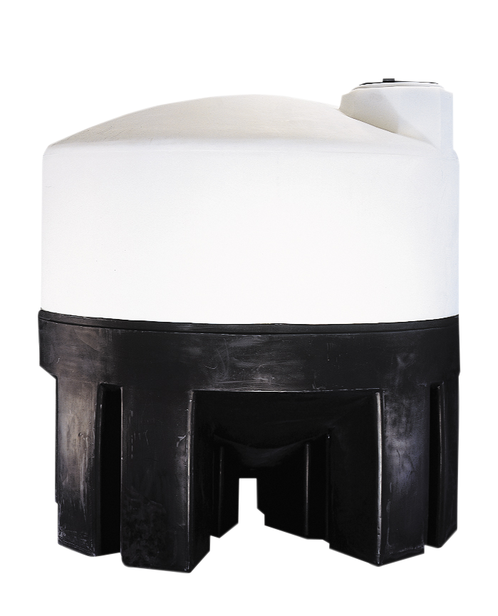 A black and white tank with a white top on a white background