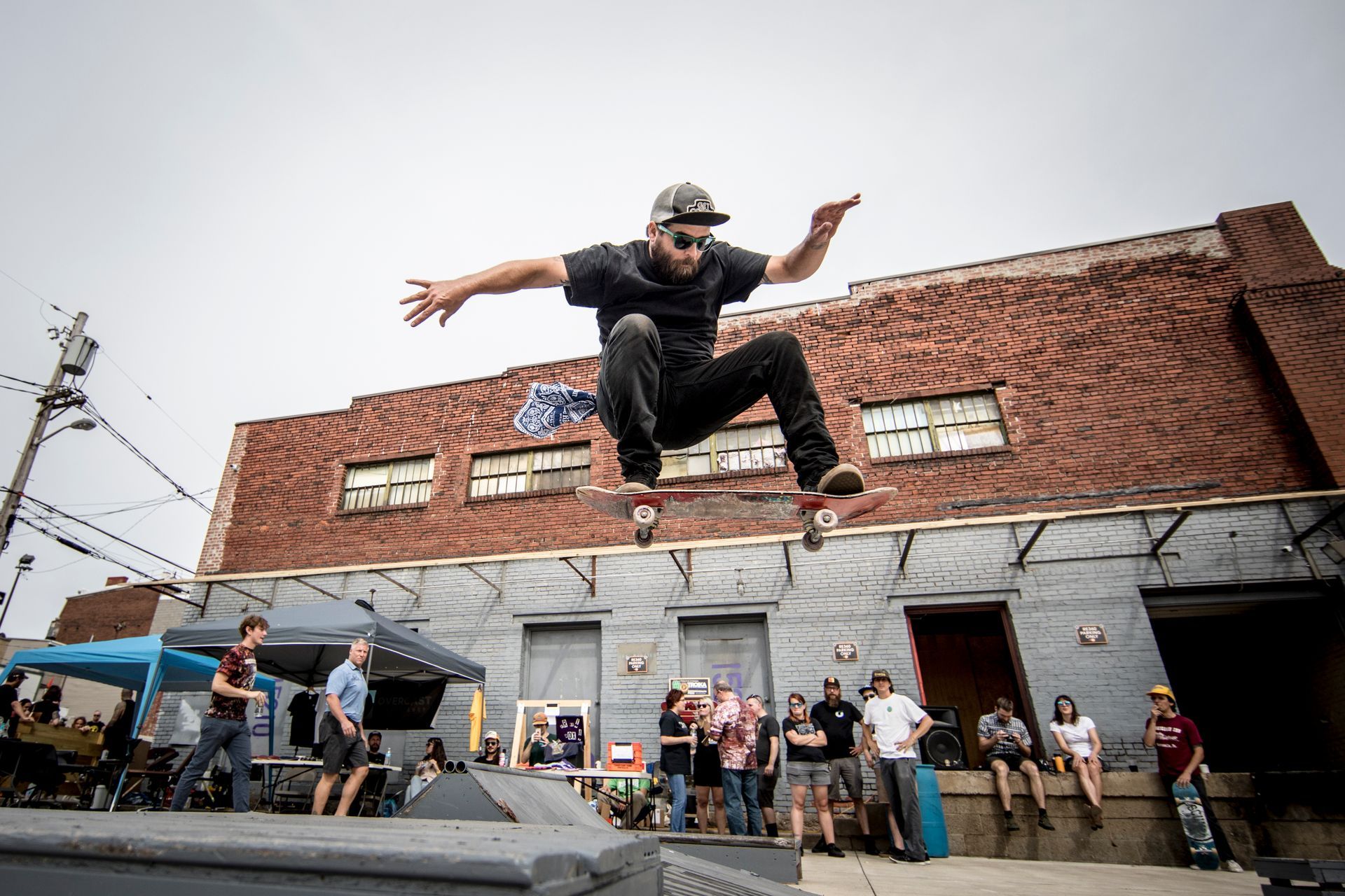 Man skateboarding