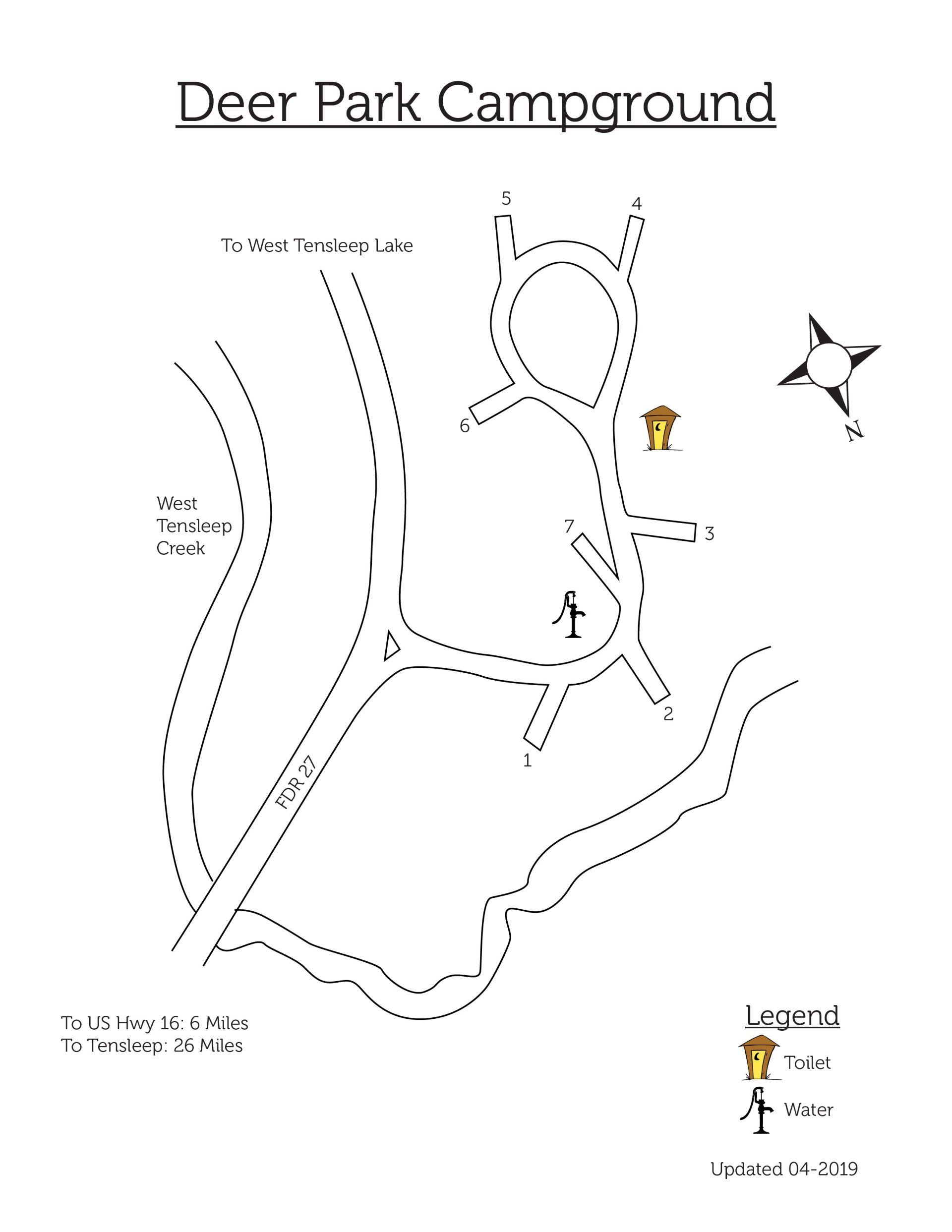 Bald Mountain Campground Map Bald Mountain Campground Map