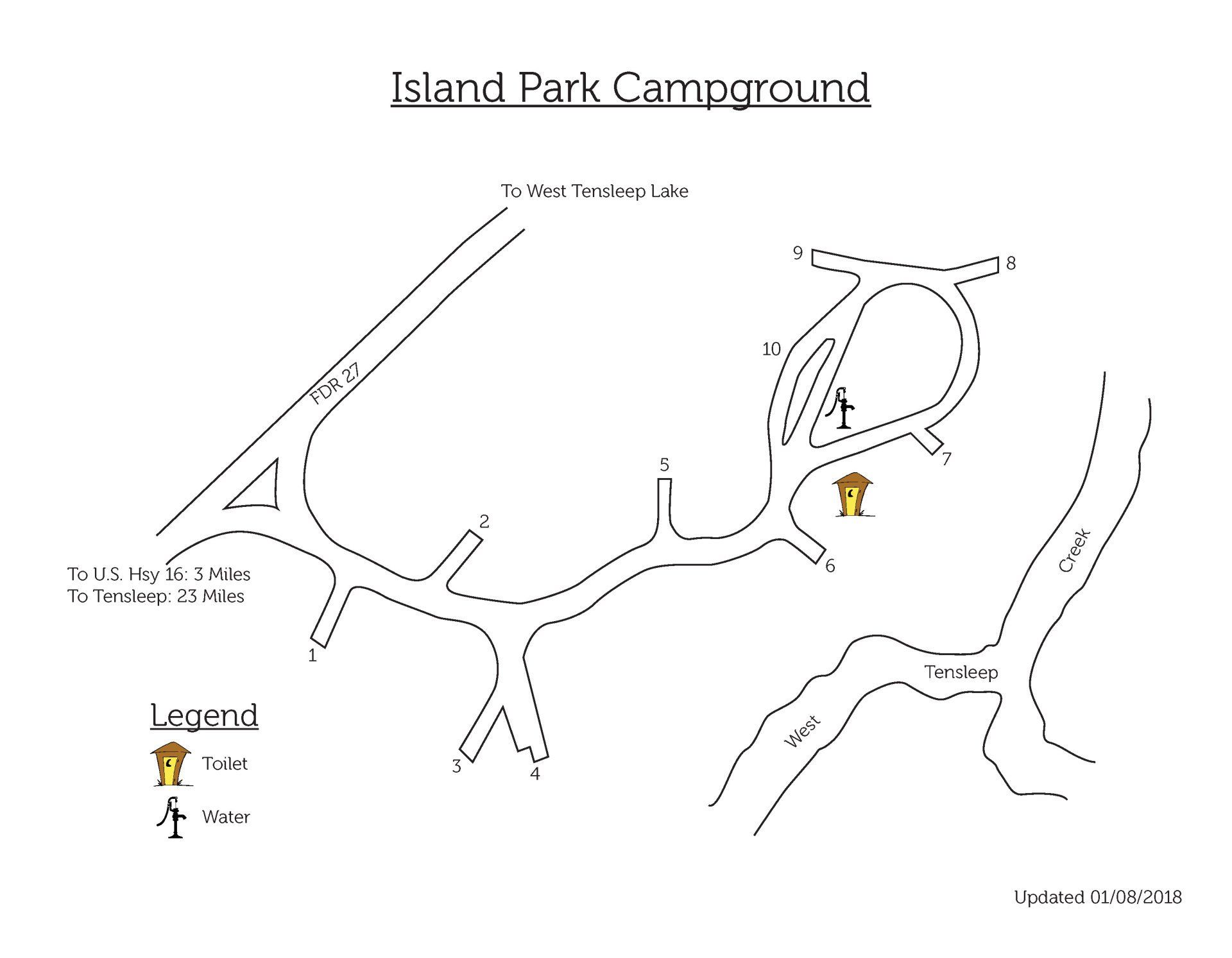 Bald Mountain Campground Map Bald Mountain Campground Map
