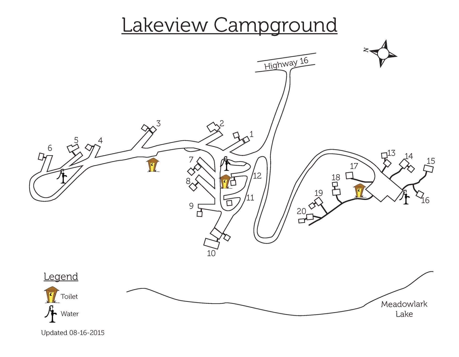 Bald Mountain Campground Map