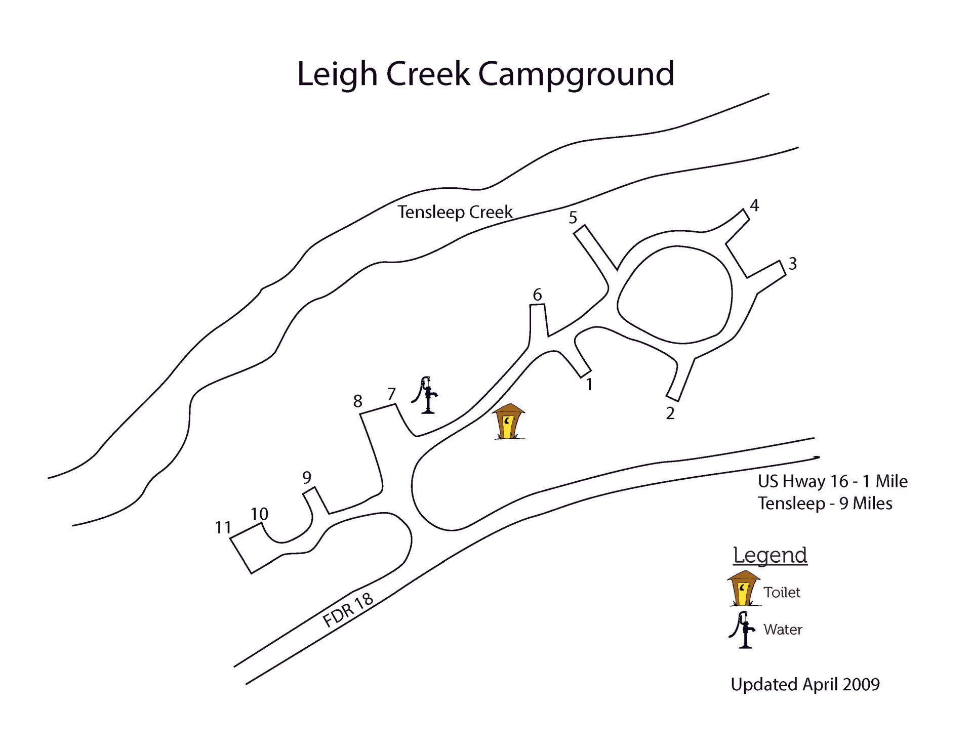 Bald Mountain Campground Map Bald Mountain Campground Map