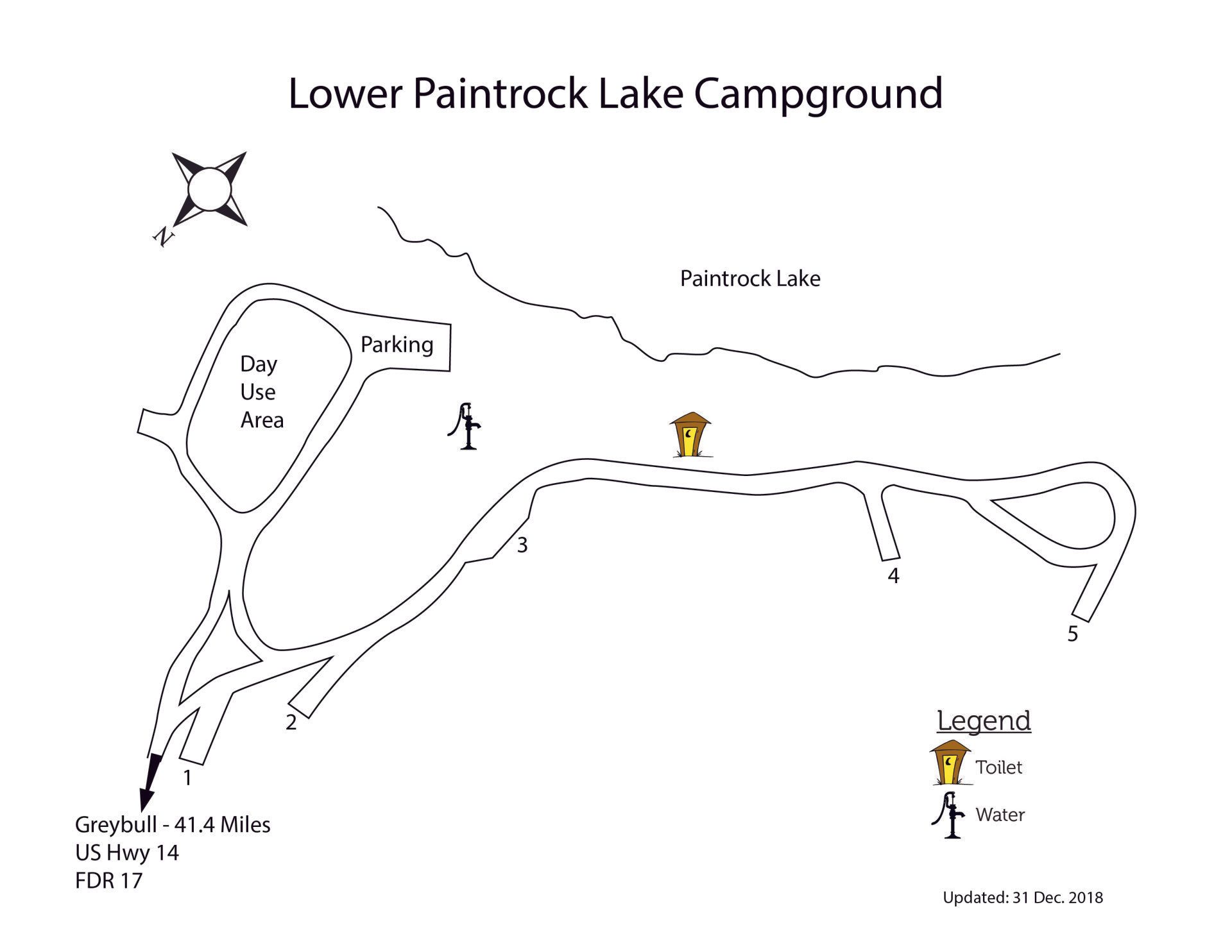 Bald Mountain Campground Map Bald Mountain Campground Map