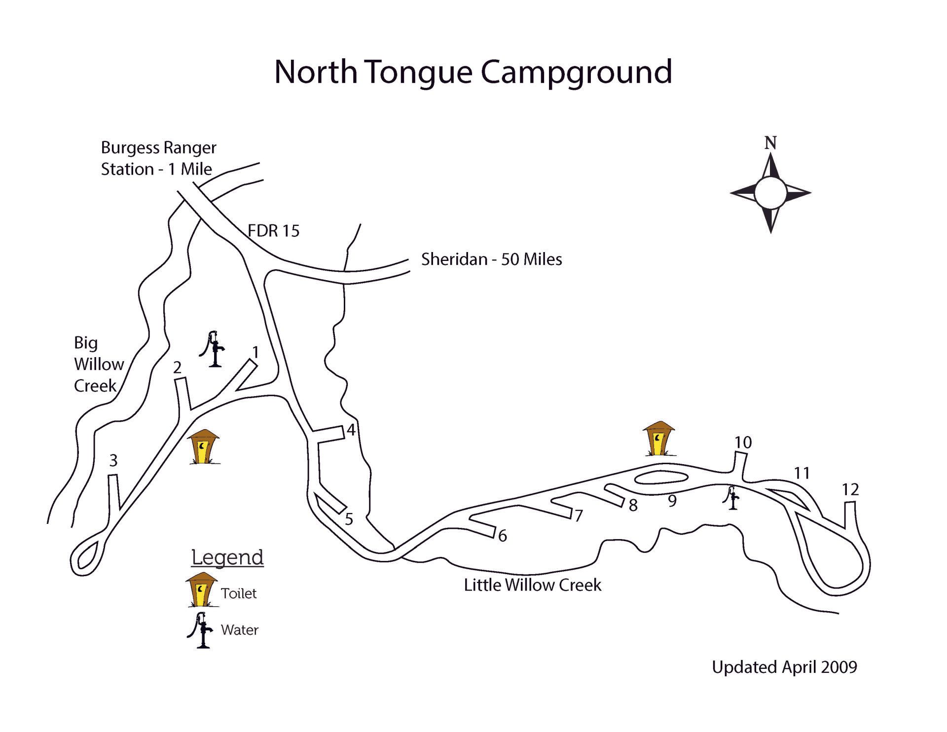 Bald Mountain Campground Map Bald Mountain Campground Map