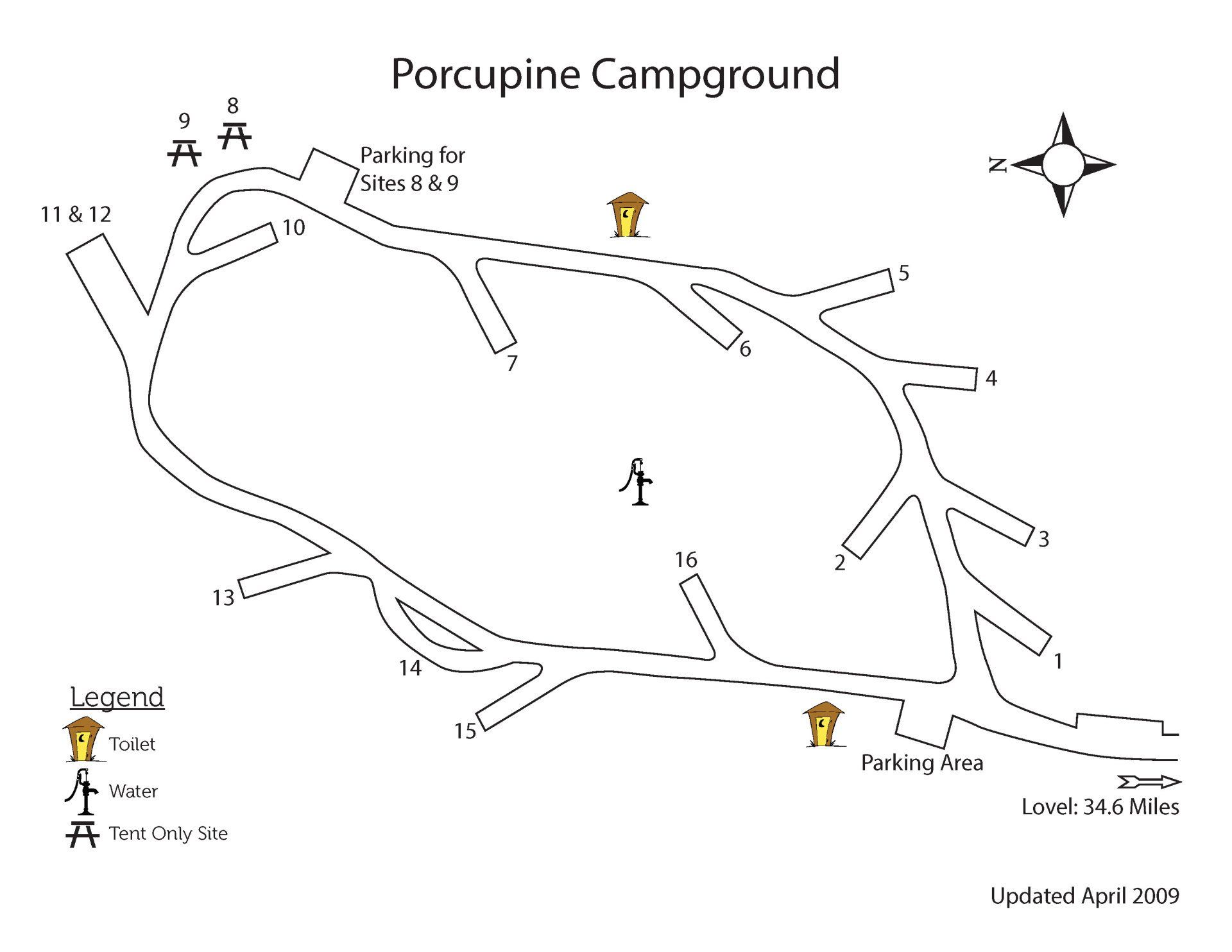 Bald Mountain Campground Map Bald Mountain Campground Map
