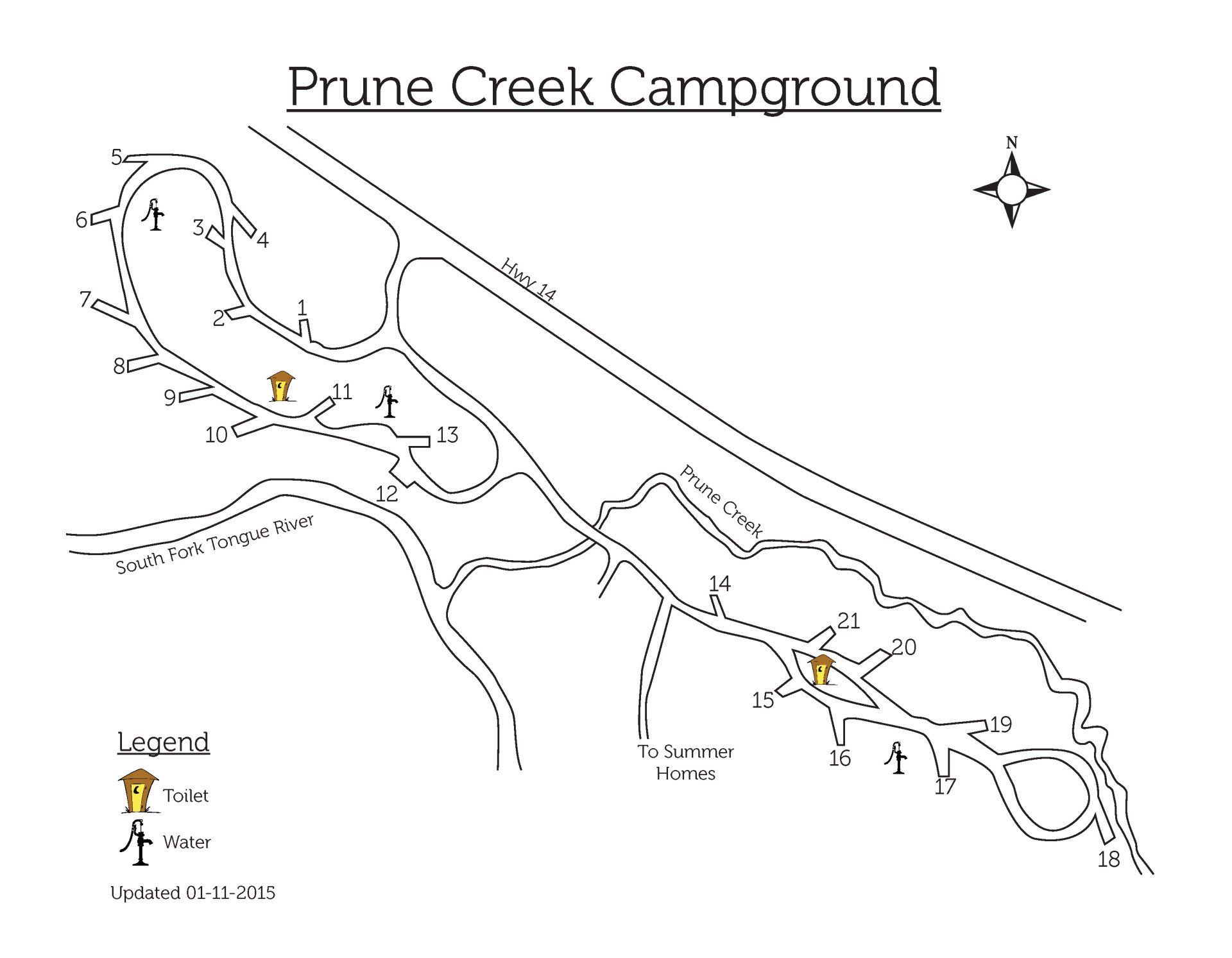 Bald Mountain Campground Map Bald Mountain Campground Map