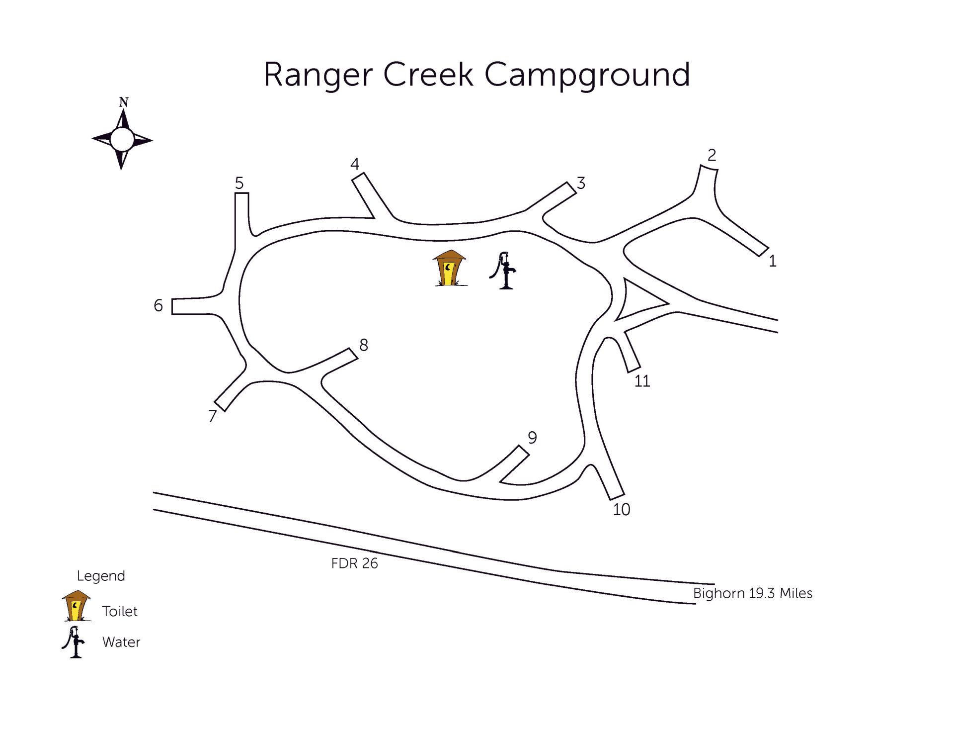 Bald Mountain Campground Map Bald Mountain Campground Map
