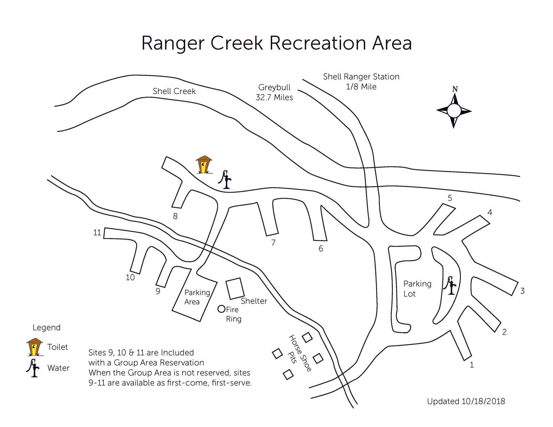 Bald Mountain Campground Map Bald Mountain Campground Map