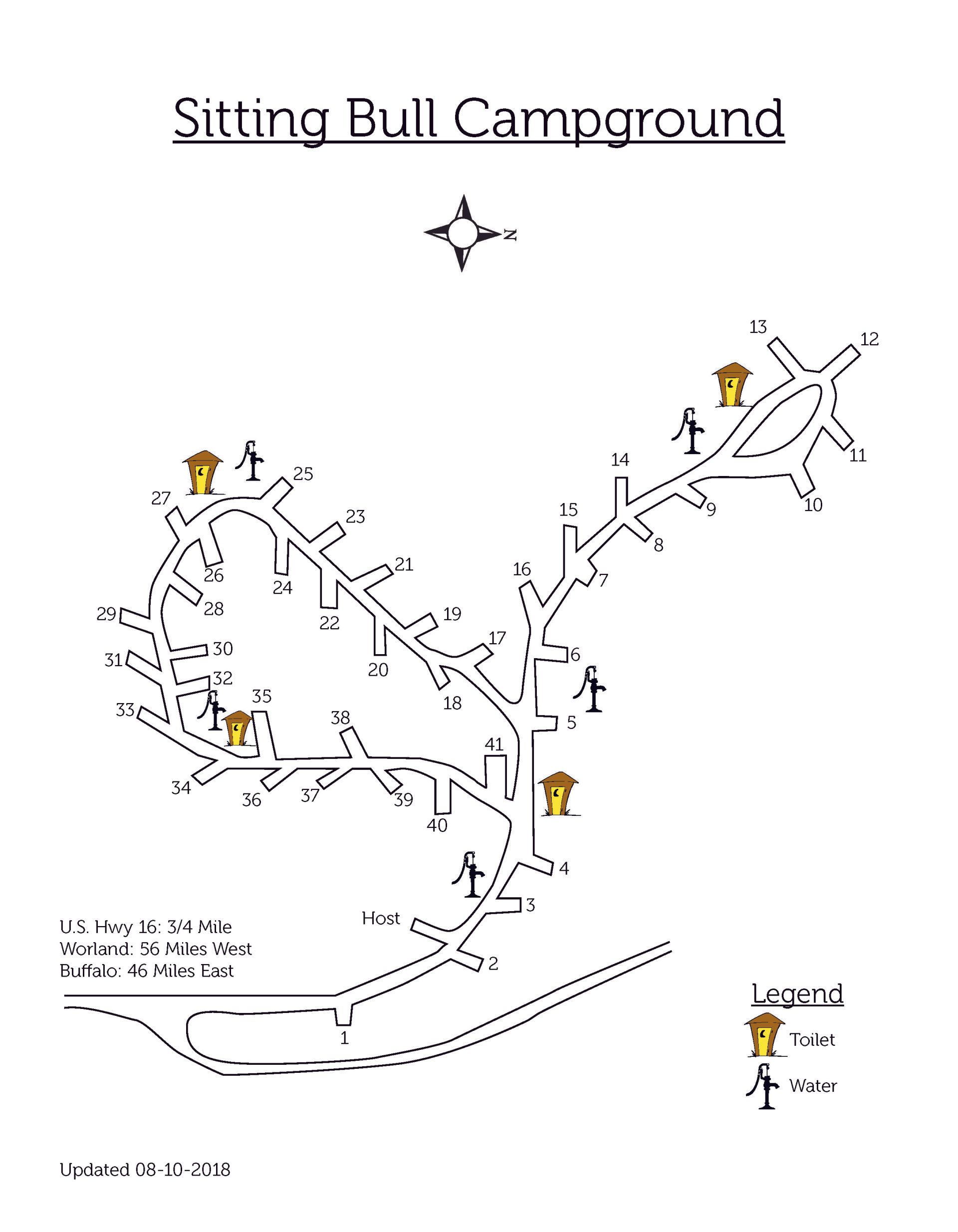 Bald Mountain Campground Map Bald Mountain Campground Map