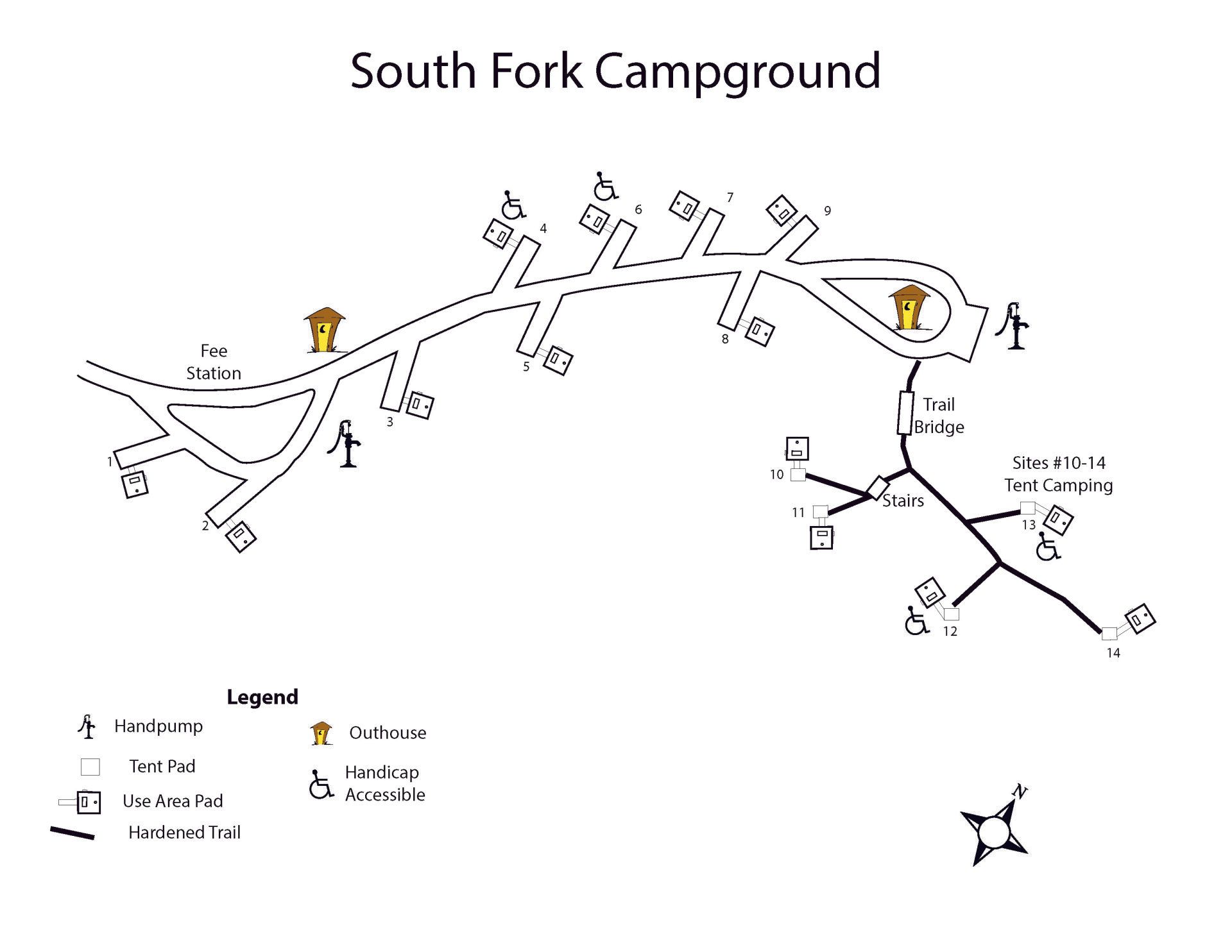 Bald Mountain Campground Map Bald Mountain Campground Map