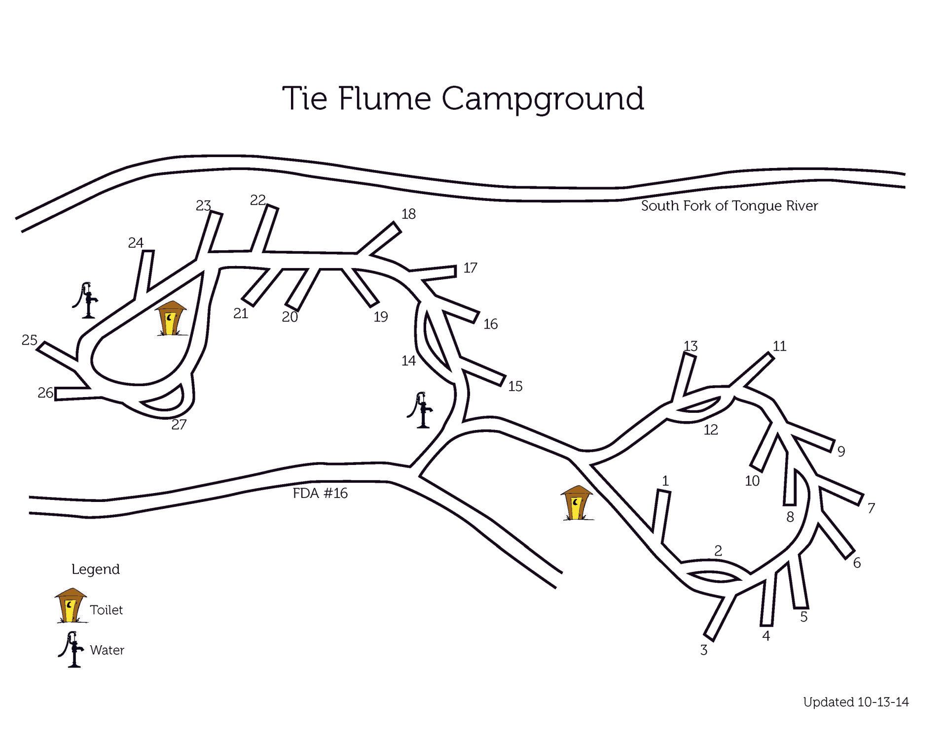 Bald Mountain Campground Map Bald Mountain Campground Map