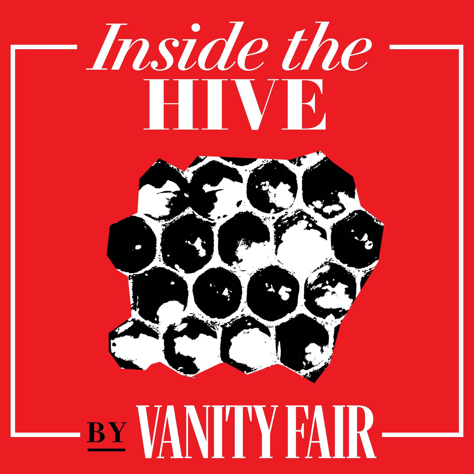 A poster for inside the hive by vanity fair