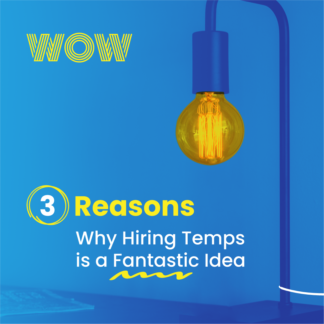 Blue graphic with a lightbulb. Text says