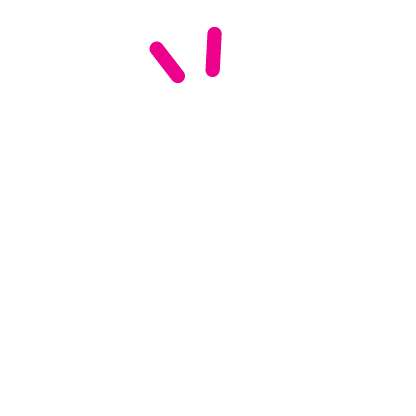 Two pink, vertical dashes above empty white space.