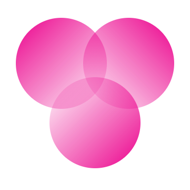 Pink outline of a five-pointed star on a white background.